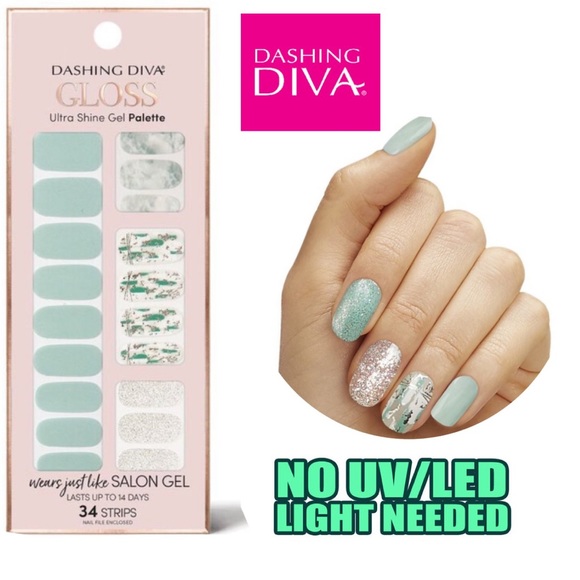 DASHING DIVA NO UV Desert Quartz Gel Nail Strips - Picture 1 of 7